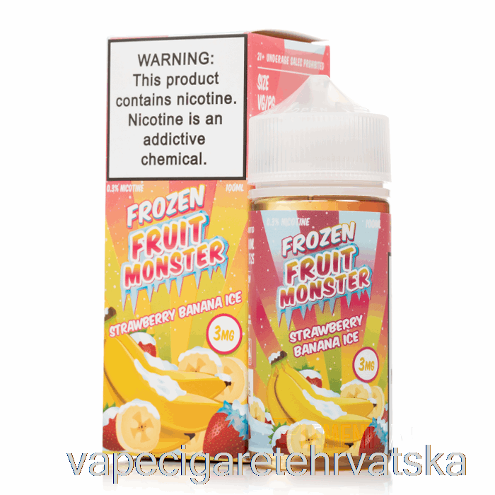 Vape Cigarete Led Jagoda Banana - Smrznuto Voće Monster - 100ml 6mg